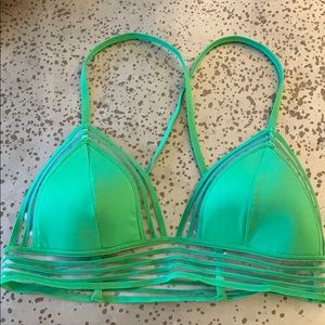 H&M Green Bikini Top S